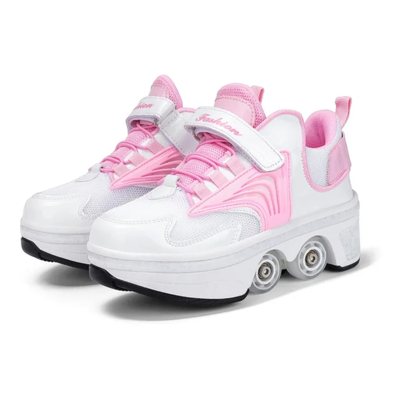 Four-Wheel Children's For Boys And Girls, Cool Luminous Roller Skates For Adults, Sports And Leisure Shoes