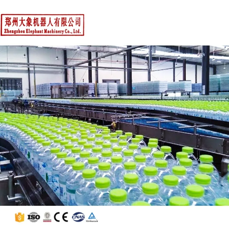 3 in 1 Filling 32-32-8 Model Small Scale Bottle Water Production Line Liquid Filling Machine Line