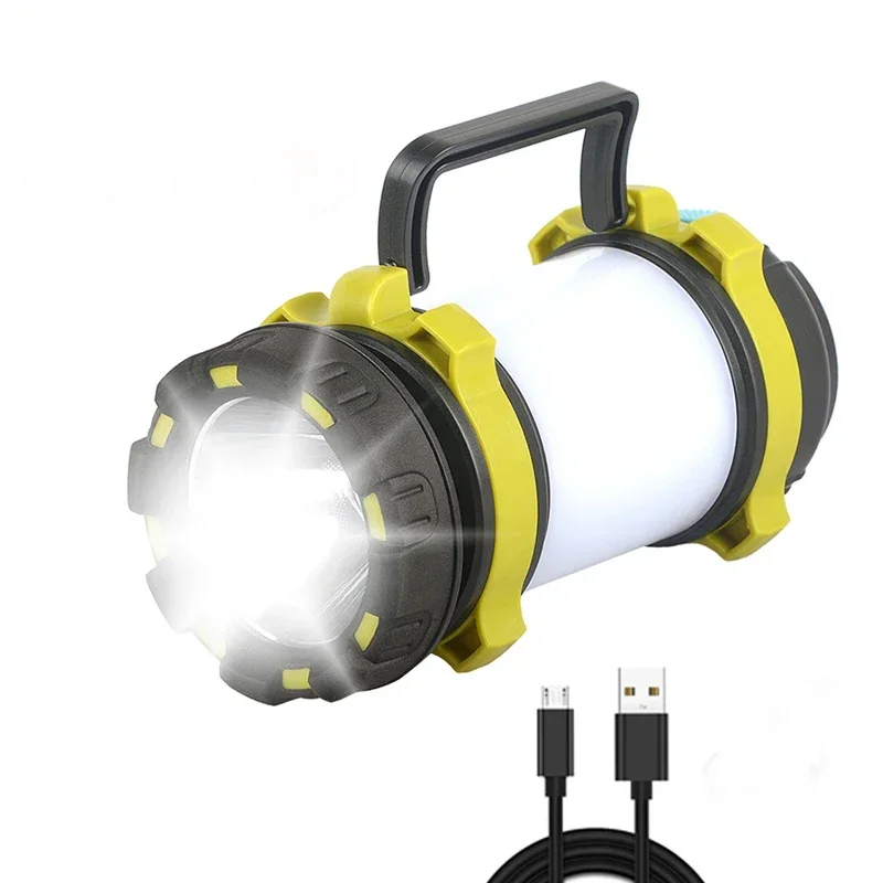 

YY-260 LED Camping Light USB Rechargeable Flashlight Dimmable Spotlight Powerbank Emergency Cell Phone Charger Camp Work Lamp