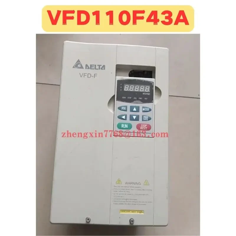 

Used Frequency Converter VFD110F43A Normal Function Tested OK