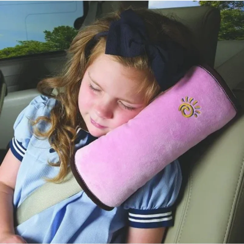 

Children's Safety Belt Shoulder Cover Anti-stretch Neck safety Adjustment Fixer Car Accessories Shoulder Set For Kids