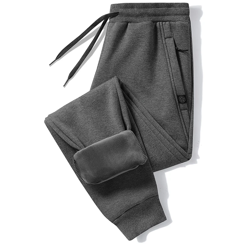 秋冬カップル向けテーパードスウェットパンツ、トレンドカジュアルロングパンツ、メンズパンツ、ユースフリーステーパードパンツ、メンズスウェットパンツ