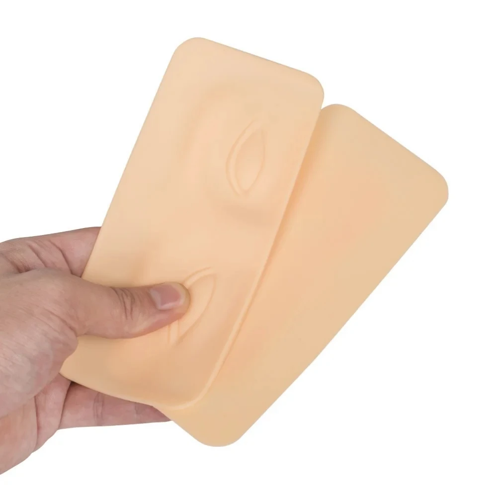 ثلاثية الأبعاد ممارسة العين الجلد الجلد قالب سهل التلوين أداة تجميل دائم الوشم بيونيك سيليكون الحاجب ماكياج العين التدريب الممارسة