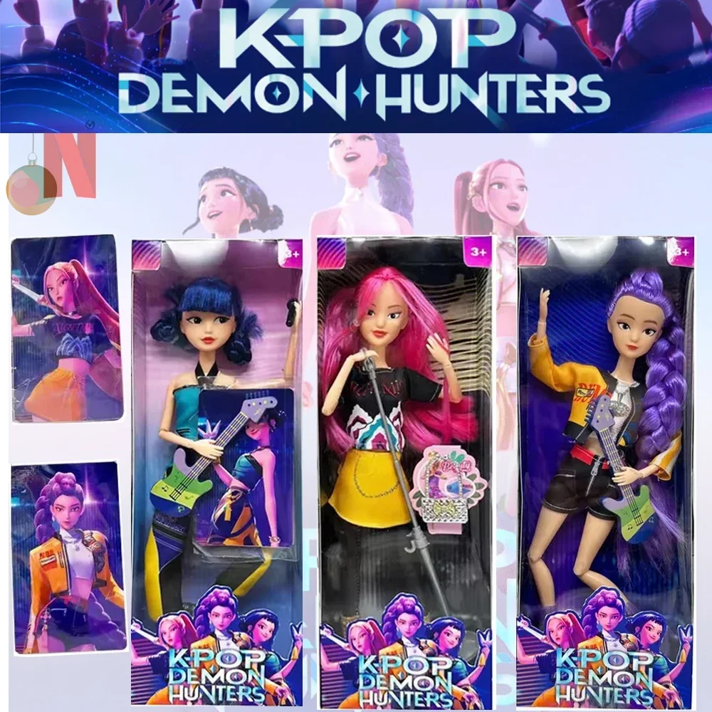 ألعاب فينيل HUNTR/X K-pop Witch Hunter الجديدة لعام 2025 (رومي/ميرا/زوي) - هدايا عيد ميلاد مثالية للفتيات #1