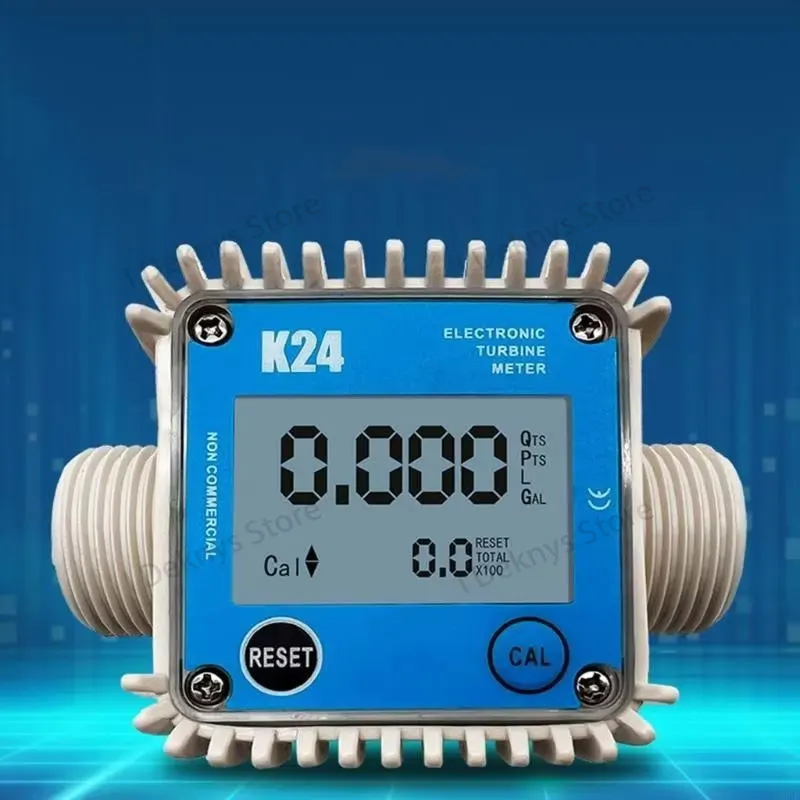 電子タービン流量計-10-120l-min-液体メーター-lcd-ディスプレイ付き-ディーゼル燃料水用-dn25-a0kf