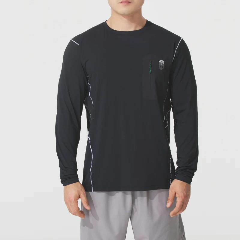 

Мужская футболка Underarmour с длинными рукавами, спортивная одежда для бега, удобная, дышащая, быстросохнущая одежда для фитнеса и тренировок, удобный топ с круглым вырезом 6005885-001