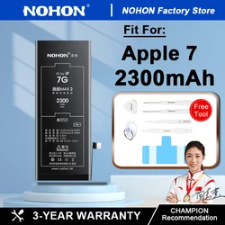 Nohon Bateria do iPhone'a Apple 7 2300 mAh Bateria zastępcza o dużej pojemności do iPhone'a 7 z bezpłatnymi narzędziami