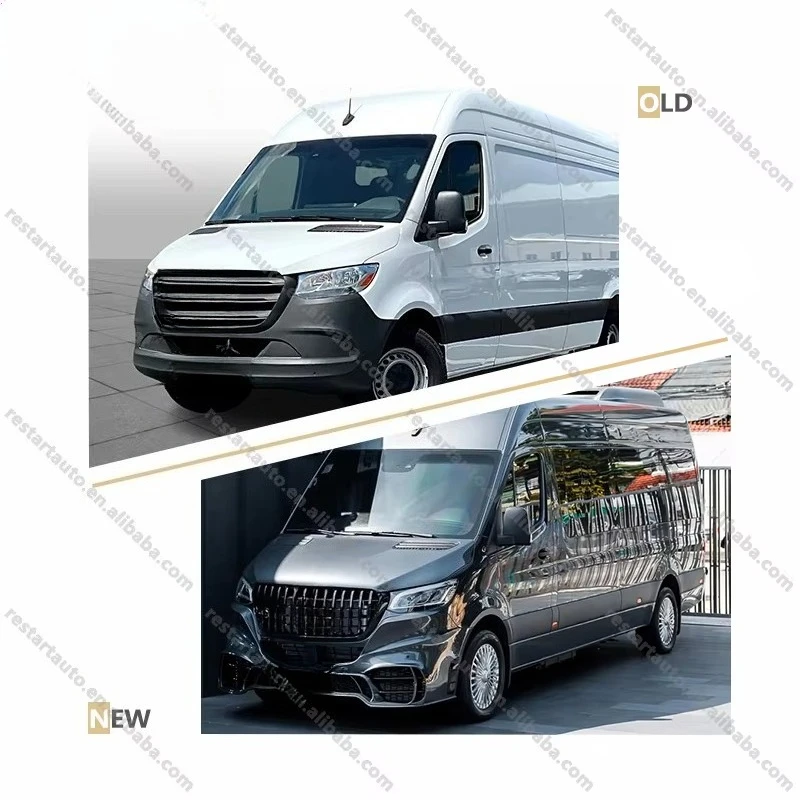 Restart Car Body Bumper Grille for Benz Sprinter 2018+ GT Style | New Arrival  | High Quality