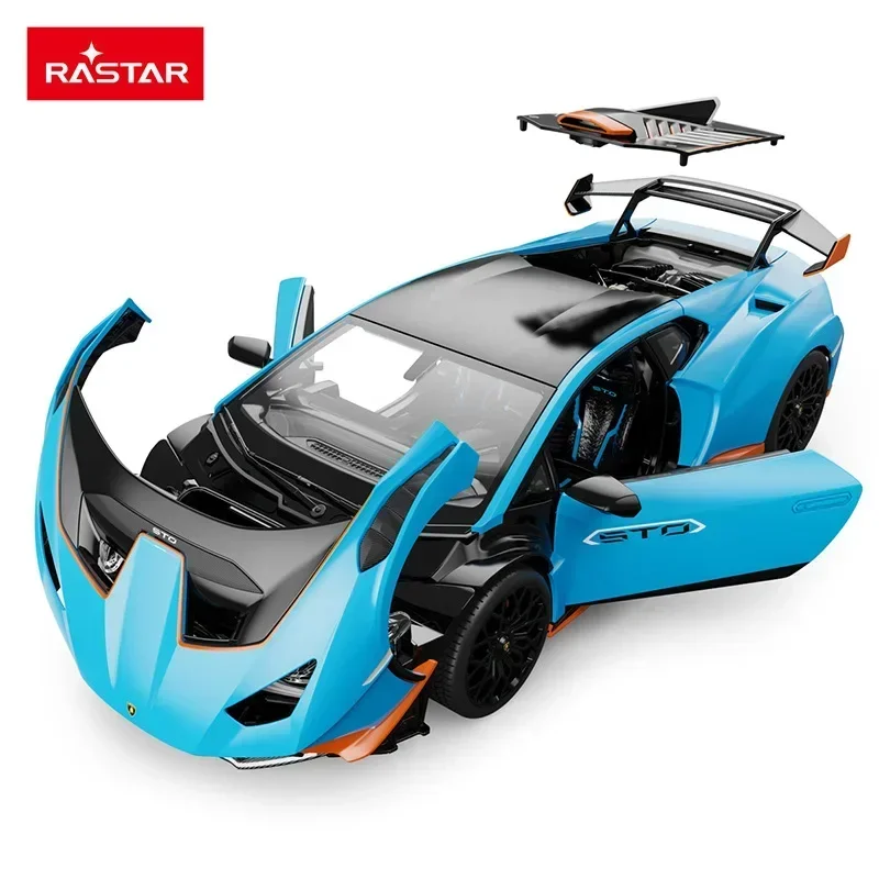 1:18 Lamborghini Huracan STO Supercar литая модель автомобиля игрушка литая под давлением модель автомобиля коллекционные подарки для взрослых и детей G20