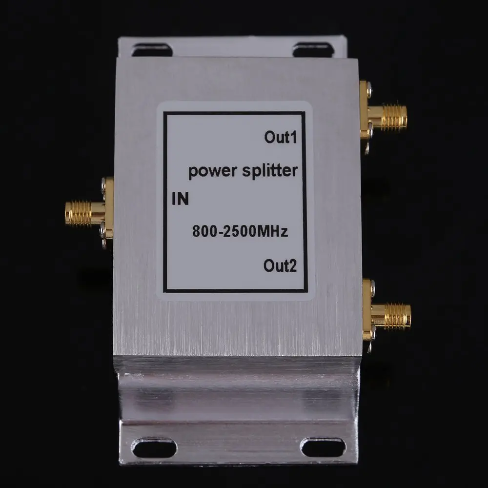 New 2 Way SMA Power Splitter 380mhz~2500MHz,SMA female power divider signal cable splitter female divider