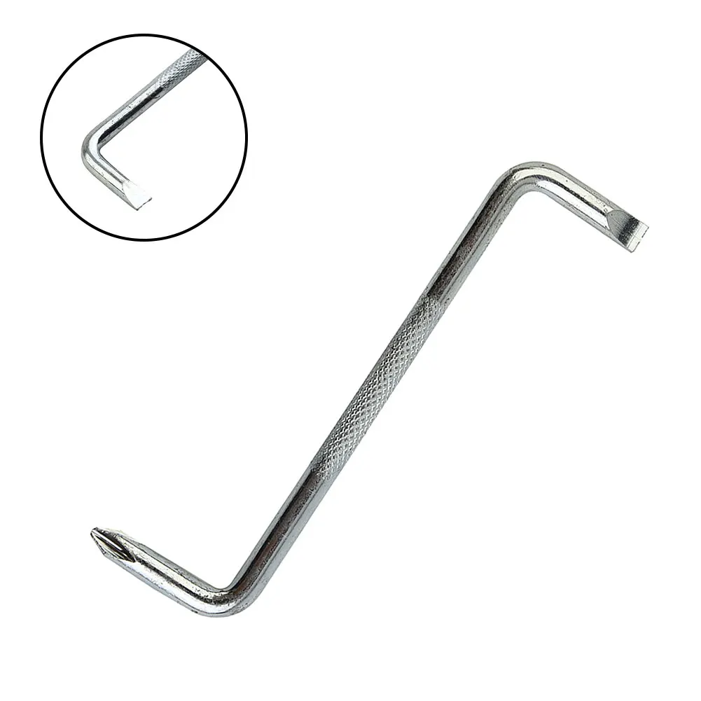 Z-type Screwdriver Steel Alloy Right-angle Elbow Dual-purpose Screwdriver For Repairing Electrical Mechanical Computer Tram