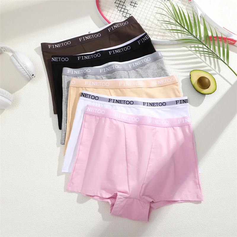 3Pcs Women's Panties Cotton Seamless Sports Boxers Underwear Female Solid Color… - Image 4