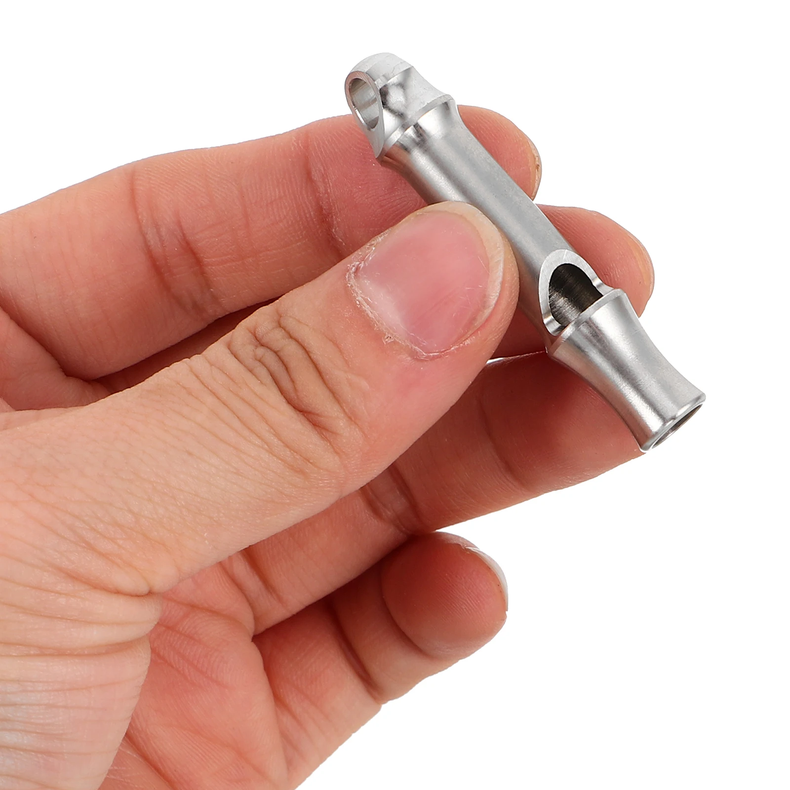 Outdoor Survival Whistle High frequency free Titanium Emergency Camping Hiking Safety Sports Portable Necklace