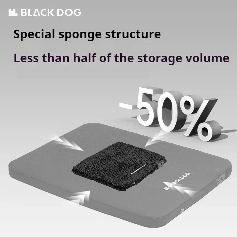 Naturehike BLACKDOG Aufblasbare Matratze Outdoor Ultraleicht Selbstaufblasendes Schlafbett Tragbares tragbares aufblasbares Sitzkissen