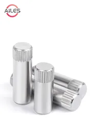 M1.5 M2 M2.5 M3 M4 M5 304 Stainless Steel Cylinder Pin Shaft Rod Parallel Dowel Single Knurled Pins Tot Conecting Rod