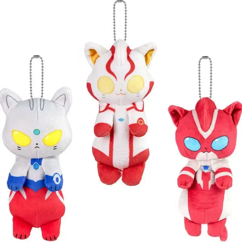 قلادة قطة ألترامان الجديدة من بانداي، أوميغا مياو دريم، بيوس مياو، سايلو مياو، هدية مفاجئة لعيد الميلاد