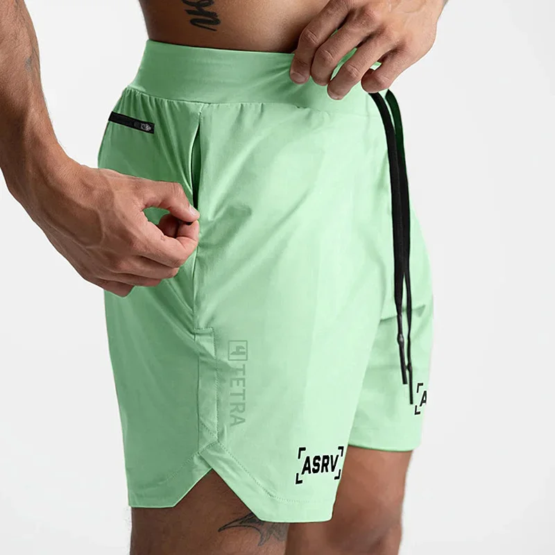 

Men's Gym Shorts Quick-Dry Compression Workout Running Training Fitness Sports Jogger Short Pants Sportswear Casual Streetwear