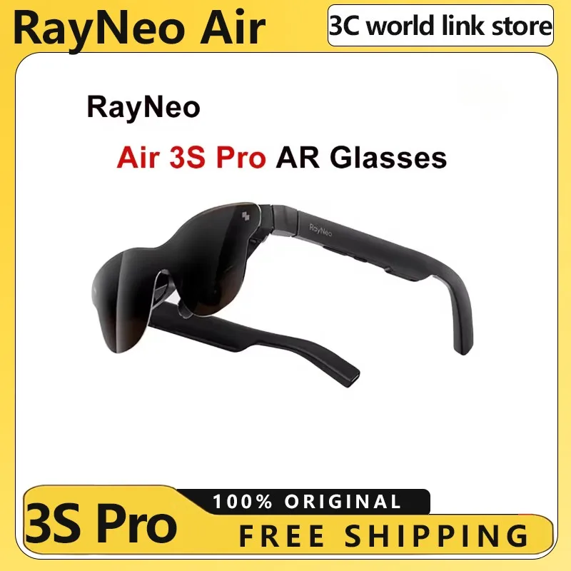 RayNeo Air 3S AR Glasses 135 inch Screen Display 3D HD Private Cinema Pocket TV for Mobile Phone Computer Game Machine