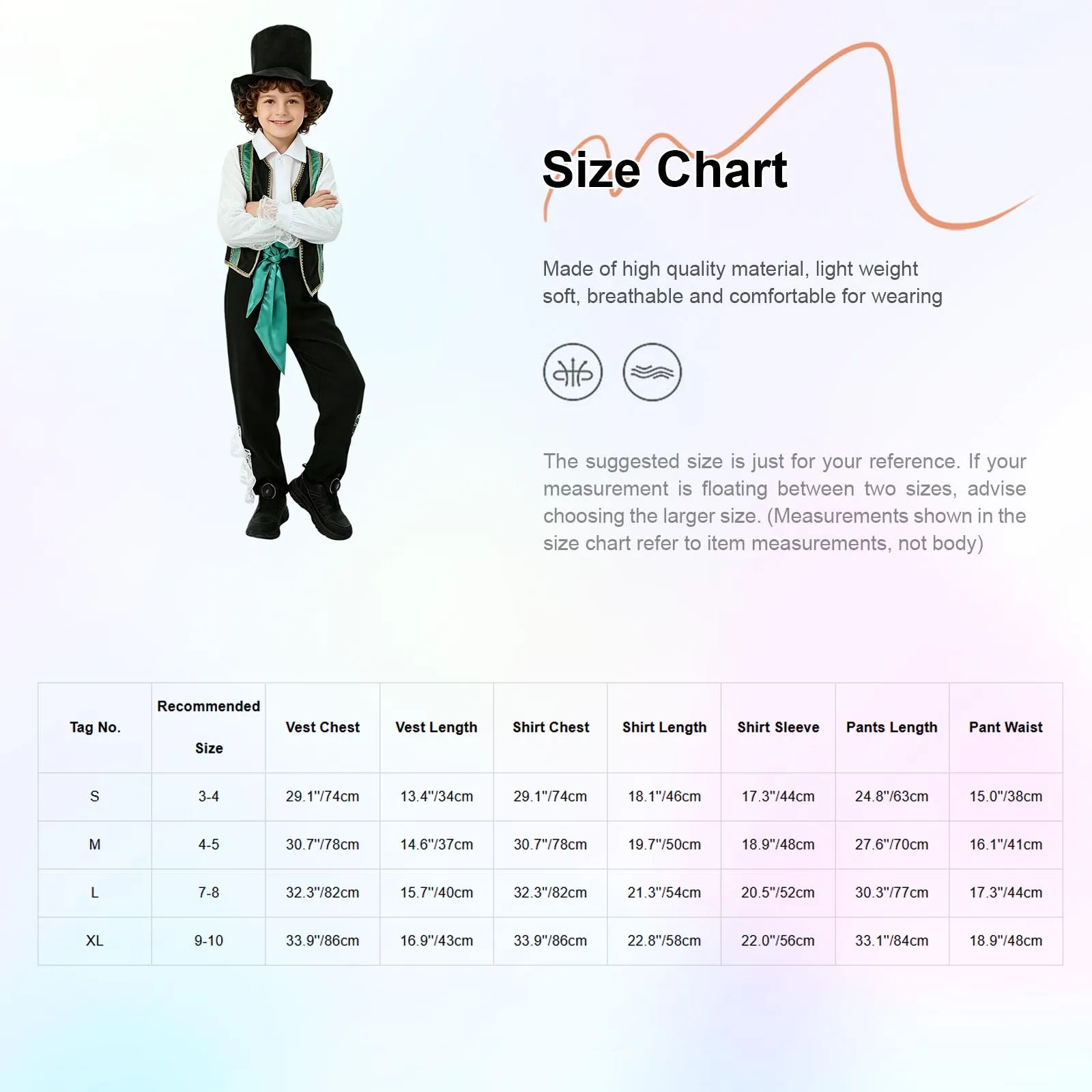 Kids Traditional Costume Boys Vintage Renaissance Ruffled Long Sleeve Shirt Open Front Vest Waistcoat Pants Belt Hat Prom Party