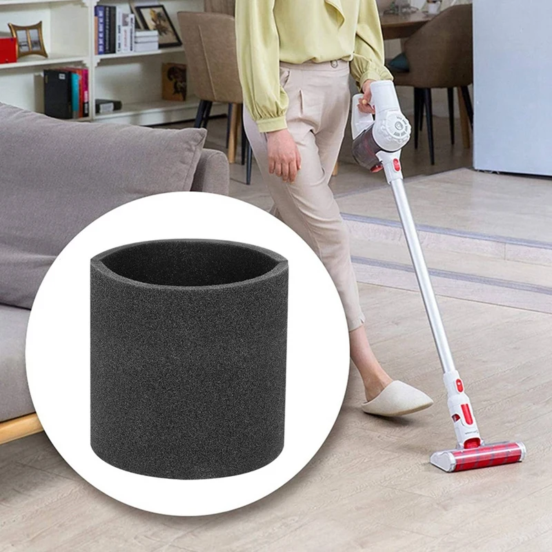 X17A 2025 NEW-3X فلتر رغوة قابل للغسل وإعادة الاستخدام مناسب لـ Shop-Vac وGenie و Vacmaster 90585 9058500   المكانس الكهربائية