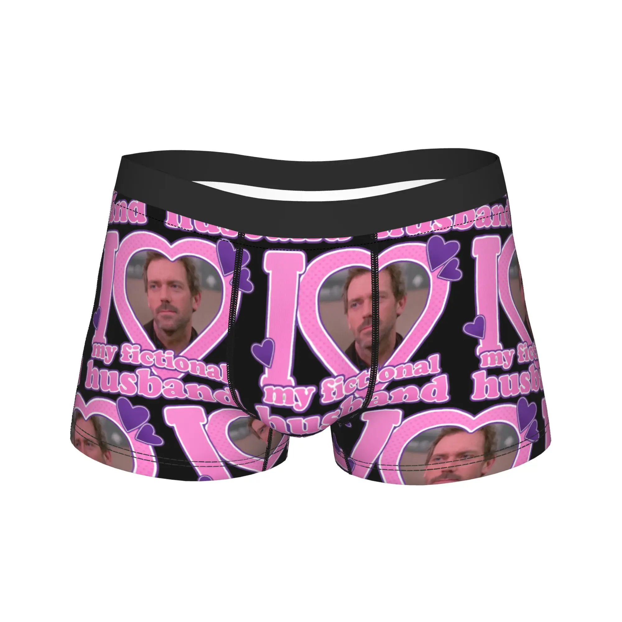 

I my fictional husband Dr Gregory House Underwear Boxershorts Trenky Man Underpants Comfortable Shorts Briefs Birthday Gift