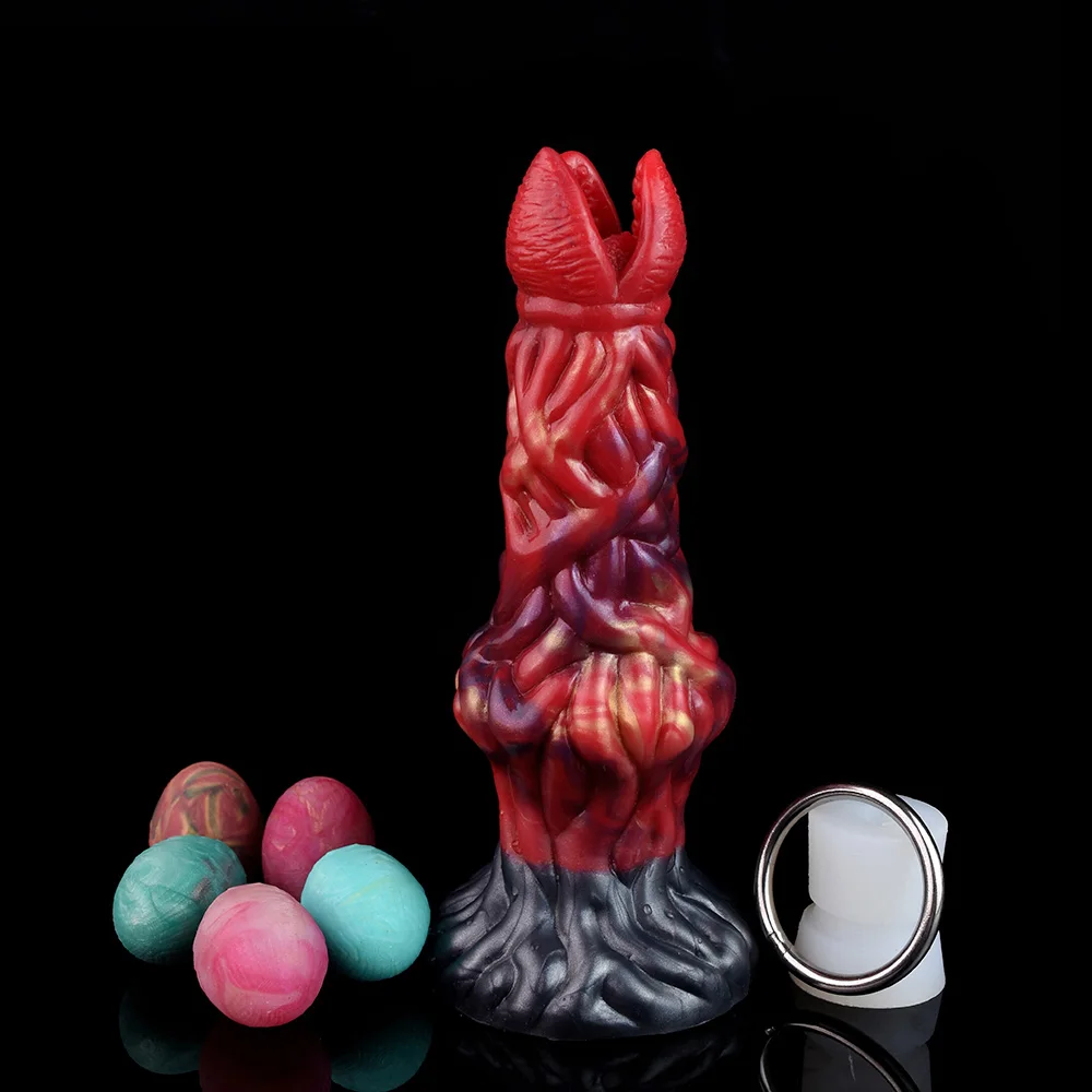 QKKQ Fantasy Ovipositors Toy Silicone Anal Plug Sex Toys Uomo e Donna Monster Squirting Dildo Butt Masturbate Prodotti per adulti_voghion.com