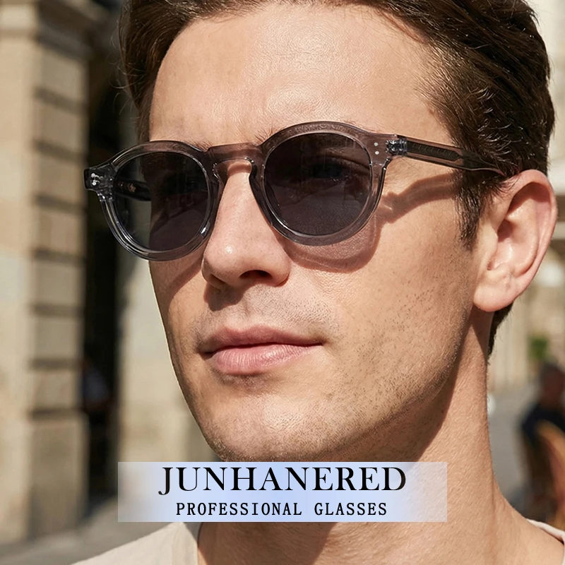 

Retro Simplicity Round Men Sunglasses Myopia Hyperopia Anti Blue Light Photochromic Prescription Astigmatism Sunshade Eyeglasses