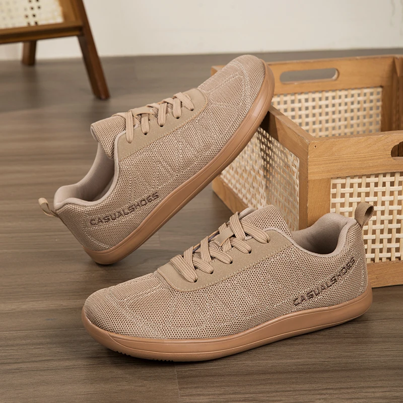 

Unisex Wide Toe Walking Shoes Breathable Mesh Casual Sneakers For Men Women Barefoot Sneakers Comfy Non-slip Men's Sports Shoes