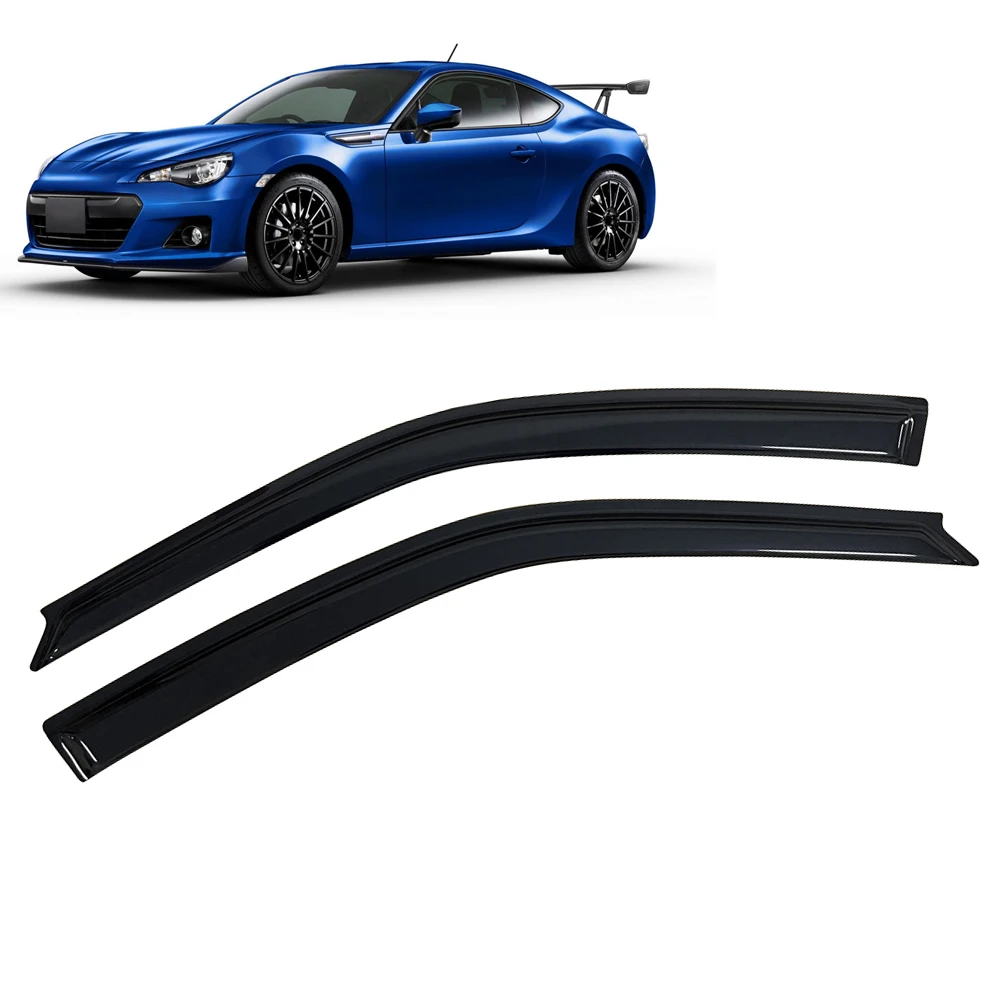 

For SUBARU BRZ 2013-2014 Car Side Window Visor Sun Rain Guard Shade Shield Shelter Protector Cover Frame Accessories
