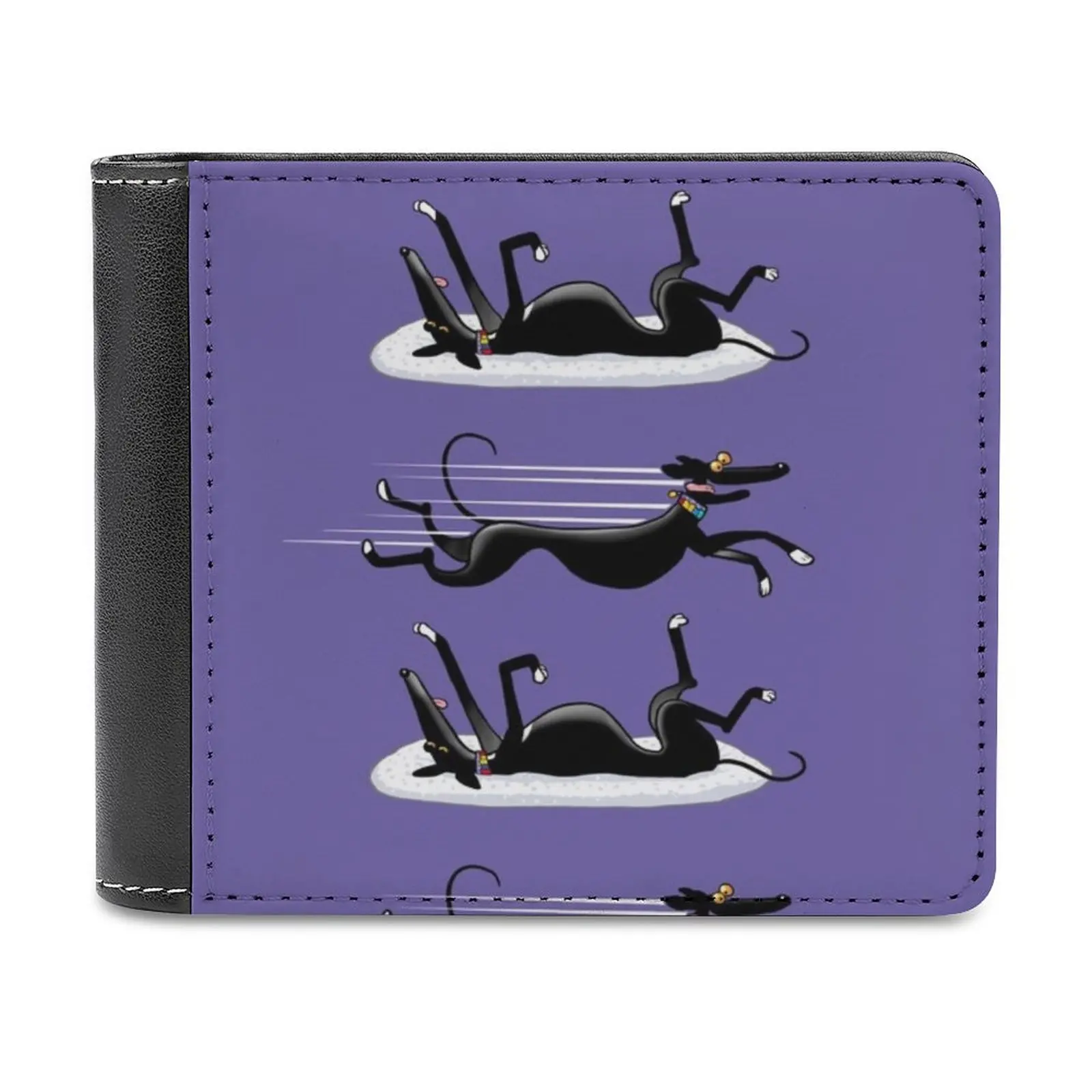 

Зоми и # 39 ; Snoozin Iphone Фиолетовый Новые мужские кошельки из искусственной кожи Мужской кошелек Высокое качество Мужской кошелек Greyhound Lurcher Whippet