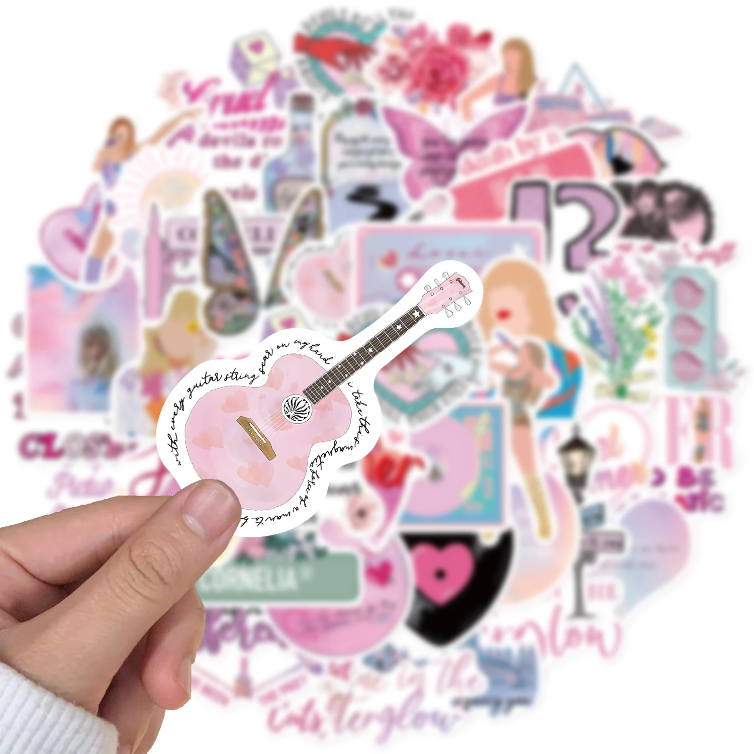 10/50PCS Cartoon Romantic Lover Stickers DIY Car Phone Skateboard Luggage Decoration Toy Graffiti Waterproof Sticker