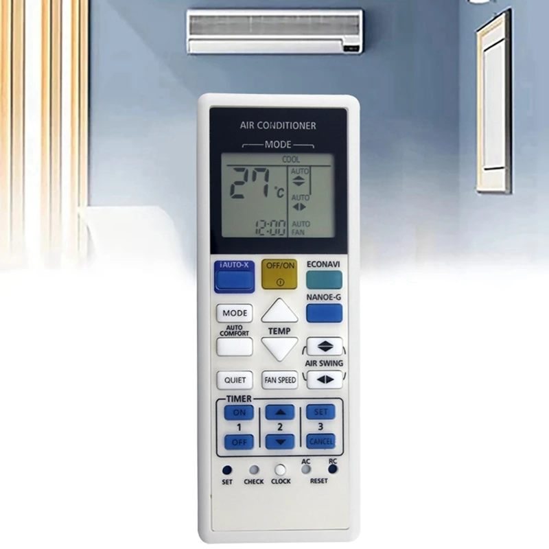 Replace AC Remote Control A75C4543 For Panasonic Inverter Air Conditioner CS-V24RKH CS-S28RKH