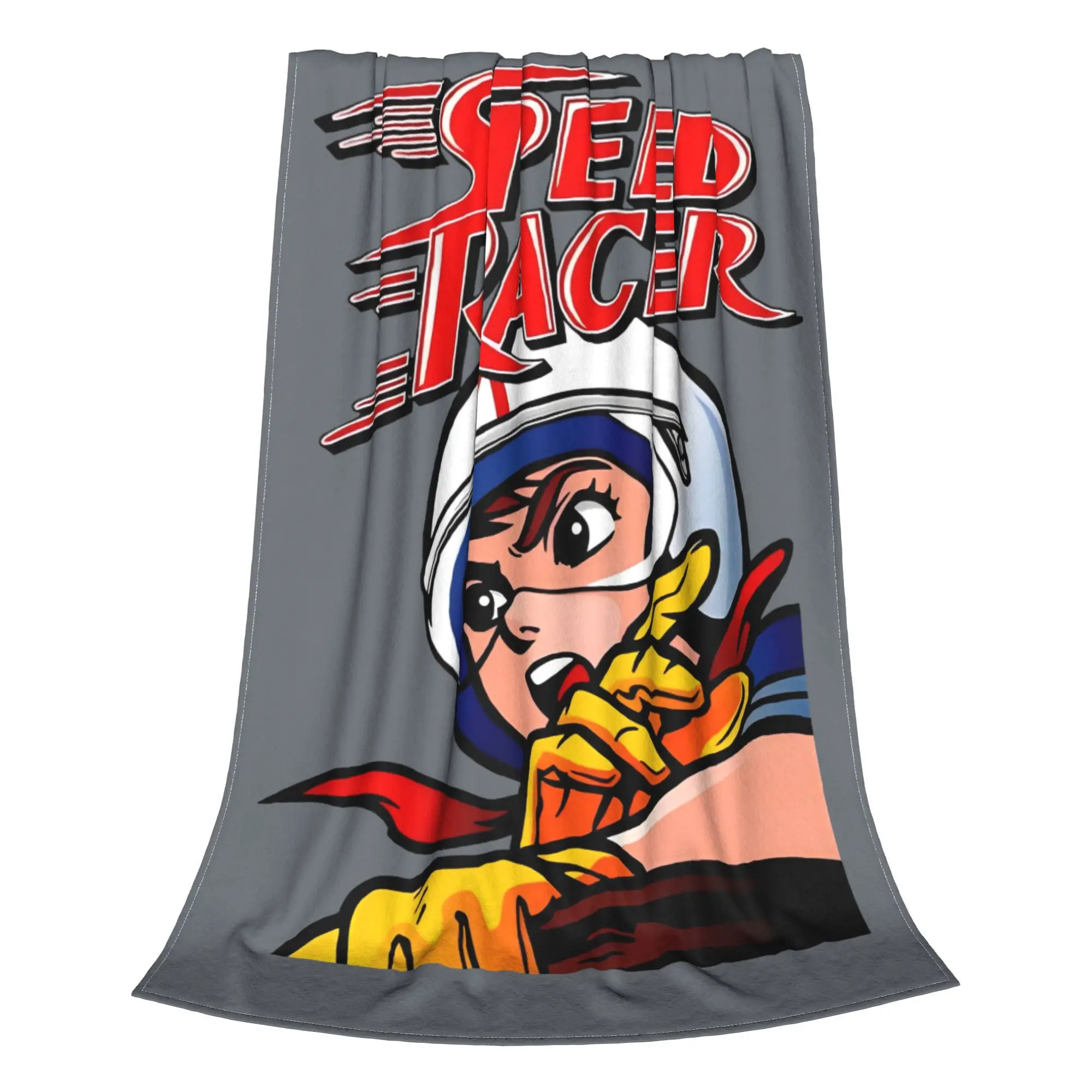Mach 5 Anime Speed Racer Blanket Cozy Soft Mach Gogogo Throw Blankets for Couch 50x60 Inch Multi-size Plush Thin Quilt - view 5