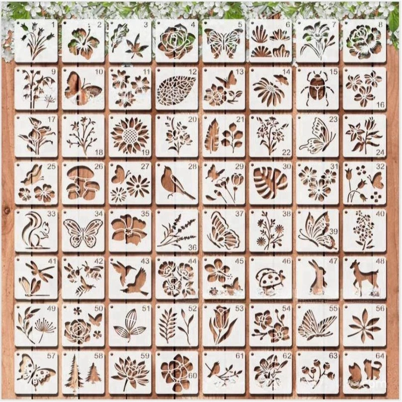 FOTO 1 - шаблон для рисования растений