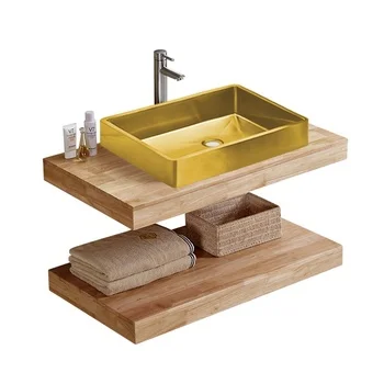 cUPC Handmade Gold Stainless Steel Wash Basin Bathroom Toilet Sink Kitchen Sink Vanity Sink for Hotel Home Use