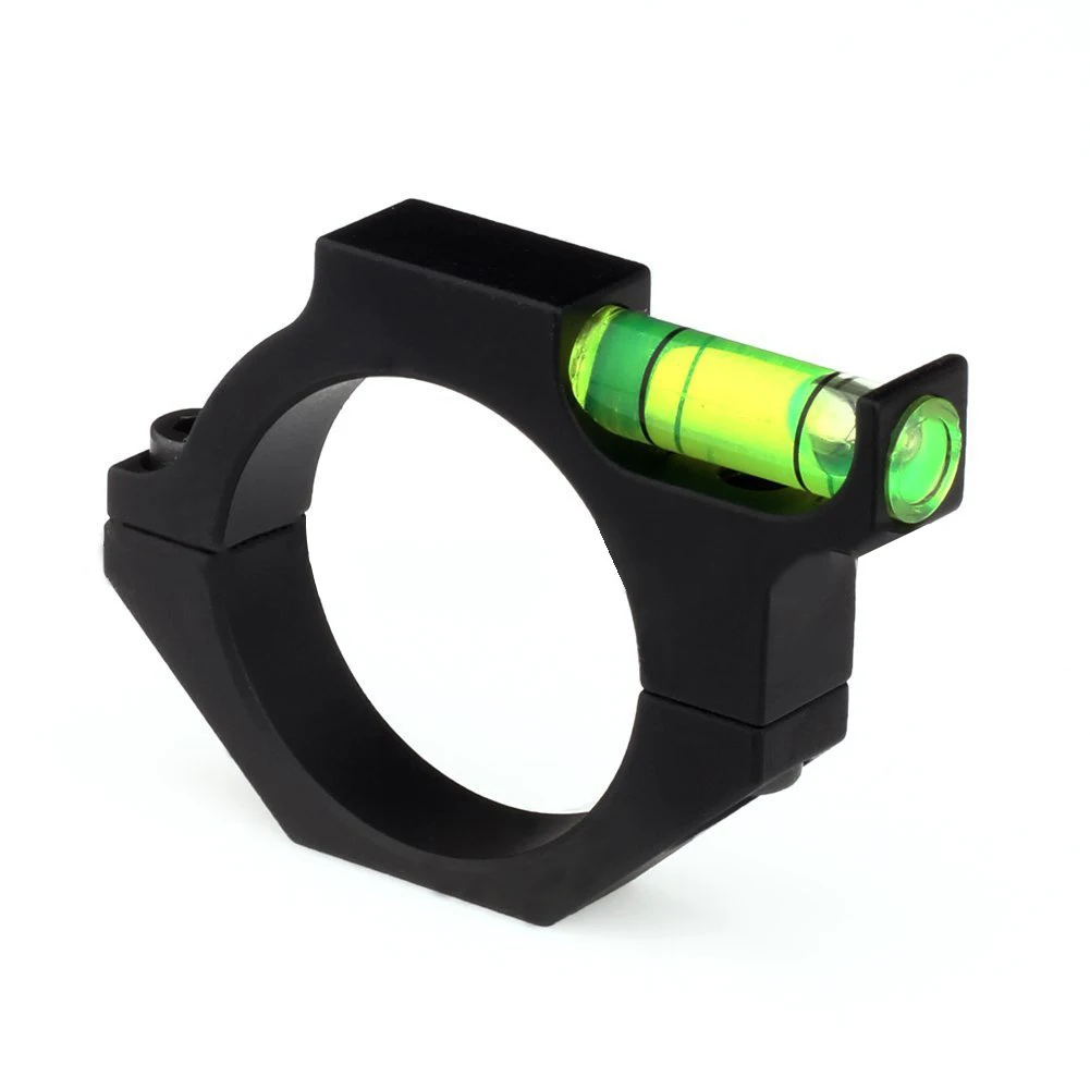 Aluminum Alloy Scope Bubble Level 25.4mm/30mm Balance Pipe Clamp Airgun Ring Bubble Spirit Level Balance Pipe Airsoft Tube Mount