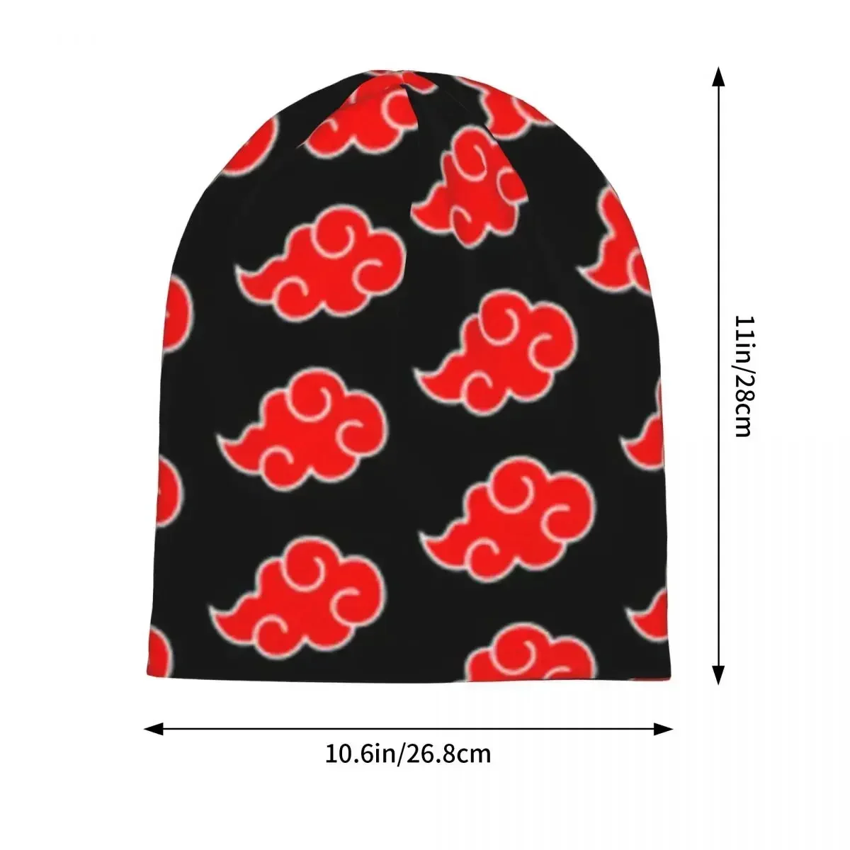 Japan Anime Blue Clouds Akatsuki Neji Unisex Adult Beanies Caps Knitted Bonnet Hat Warm Fashion Autumn Winter Skullies Hats