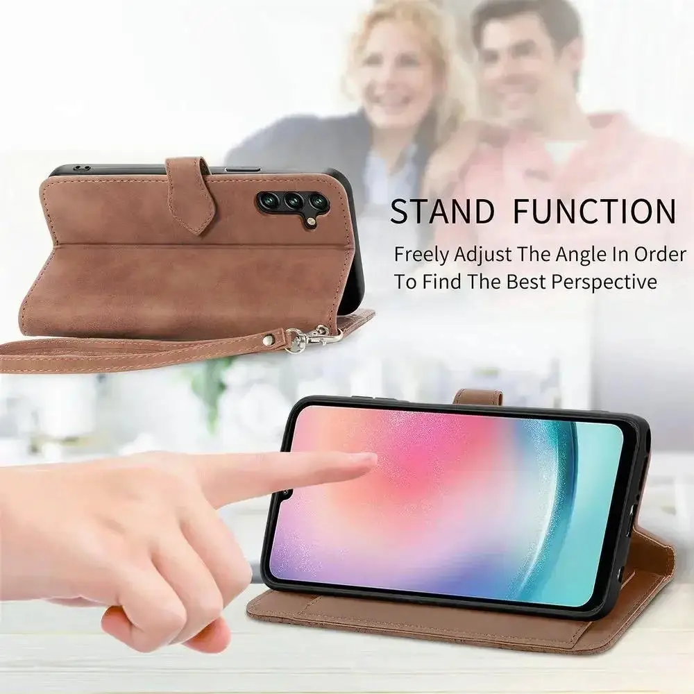 Zipper Multi Card Wallet Funda for OPPO A53S 5G Flip Case Leather 360 Protect OPPO A91 A9 2020 A5 A7 AX7 A53 S A 53 7 Flip Cover