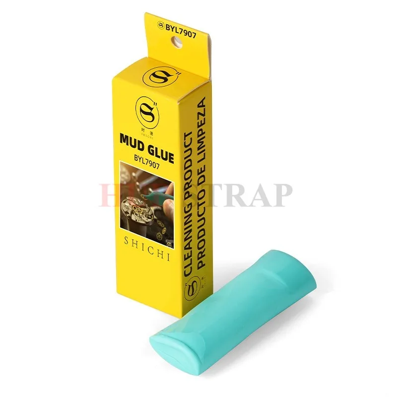 1 Uds. Para relojeros Bergeon 6033 7033 herramienta de eliminación de polvo de reloj verde Rodico Putty limpiador de esfera de reloj herramienta de reparación de barro