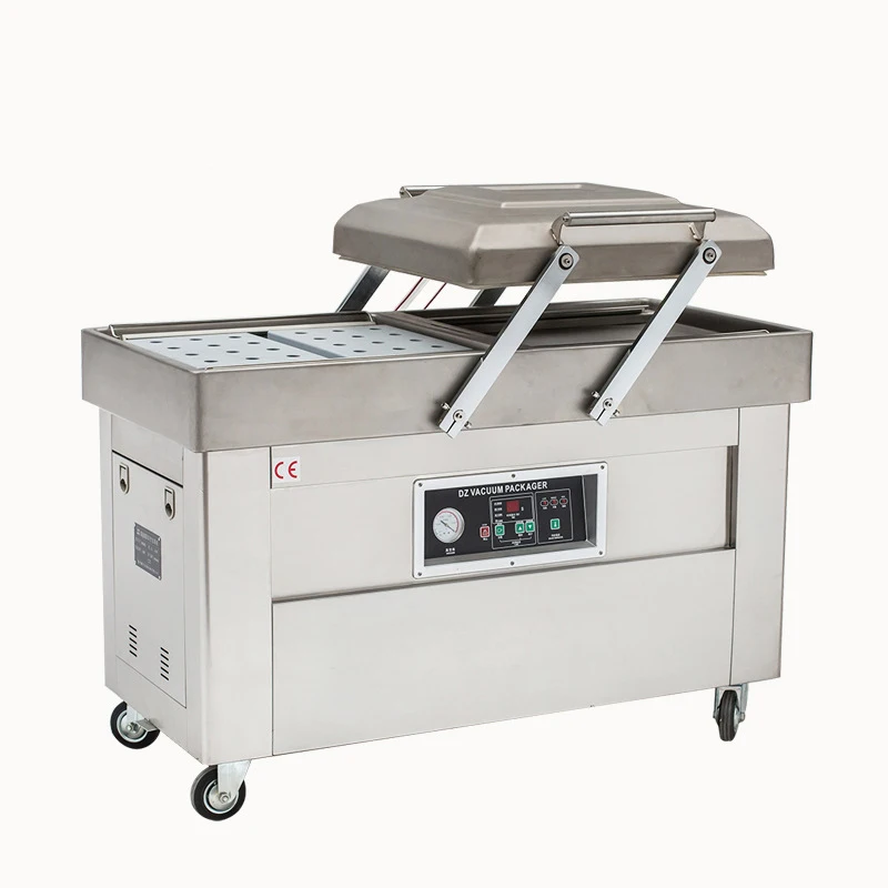 Máquina envasadora al vacío termoplástica para queso y alimentos procesados