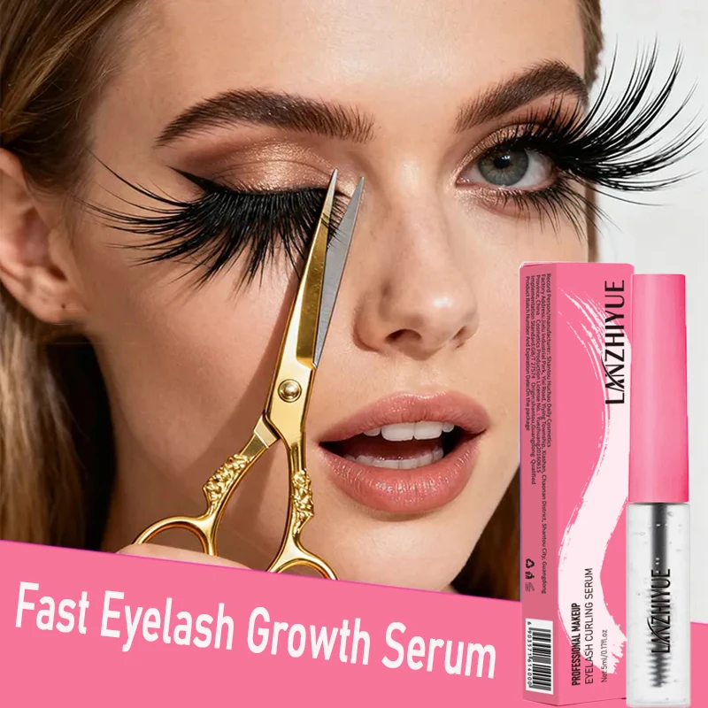 Fast Eyelash Growth Serum Natural Eyelash Enhancer For Eyelashes Lengthening Fuller Thicker Curling Lash Eye Cosmetics Makeup