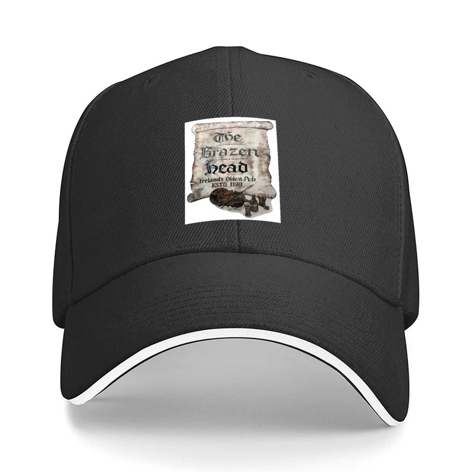 The Brazen Head pub، دبلن، أيرلندا قبعة بيسبول ملابس غولف قبعة أبي قبعة قبعة بيسبول قبعة صلبة الرجال القبعات النسائية #1