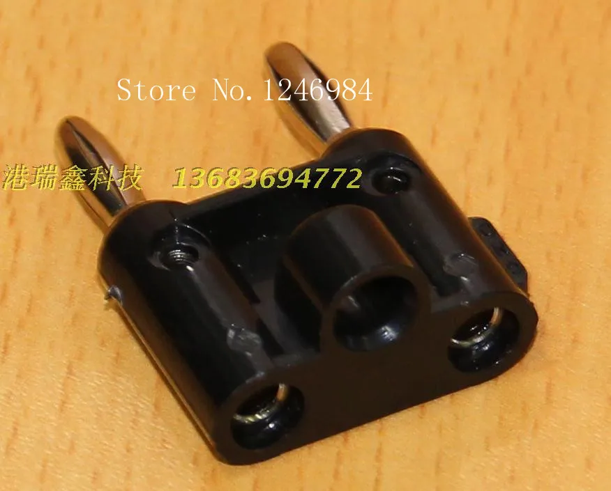 [SA] 4 مللي متر مزدوج الموز التوصيل اختبار رئيس أحمر أسود موصل الطاقة محول نوع A-10101--100 قطعة/الوحدة