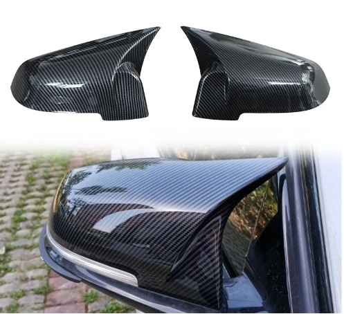 

For 14-17 BMW 5 Series modified F10/F18 horn rearview mirror cover Reverse mirror cover protective housing