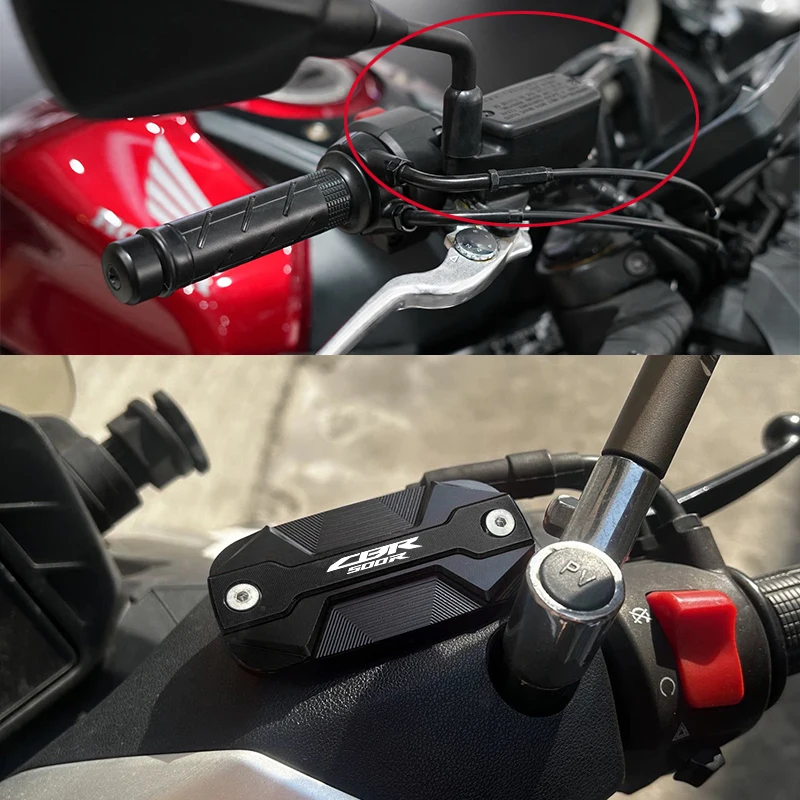 New For Honda CB500F CB500X CBR500R CB 500F 500X CBR 500R CB500 R 2022 2023 Motorcycle Front Brake Clutch Fluid Reservoir Cover