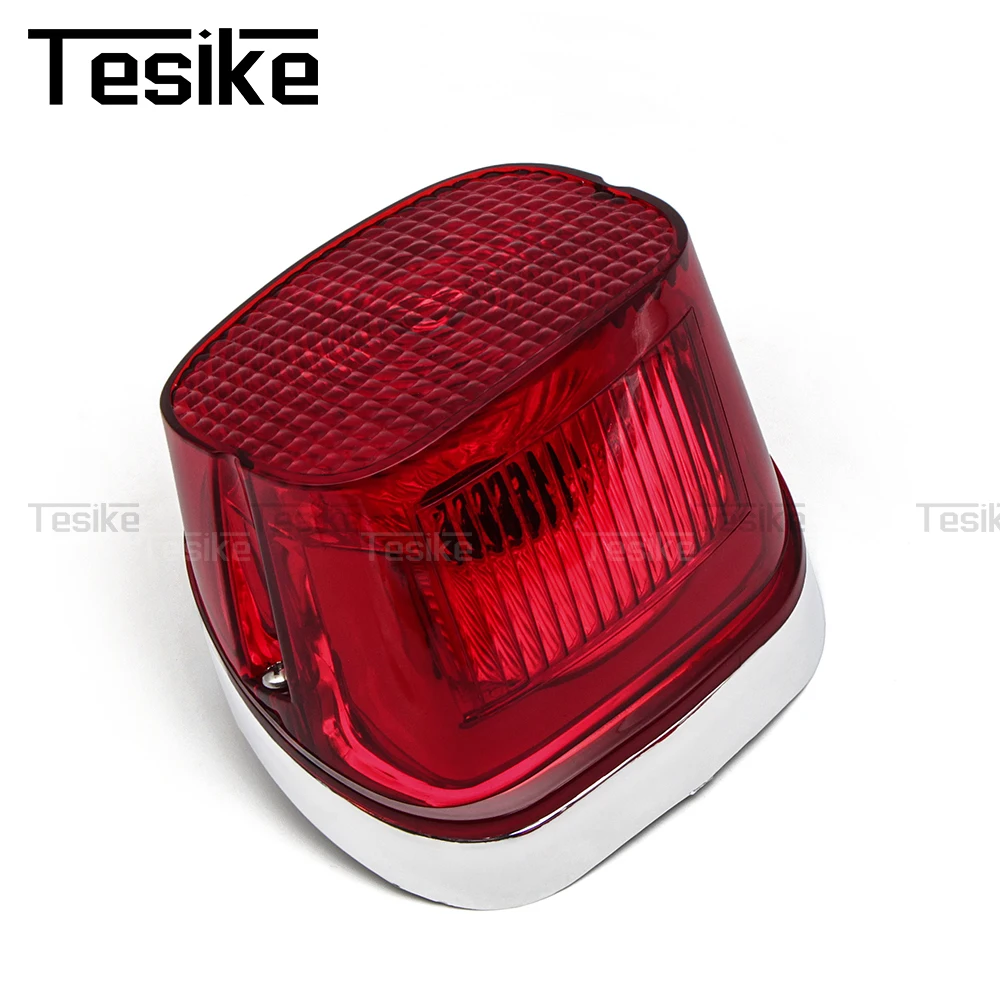 

For Harley Fatboy Sportster Dyna Road King Glides Xl 883 1200 Motorcycle LED Brake Tail Light Fits Integrated Turn Signals Lamp