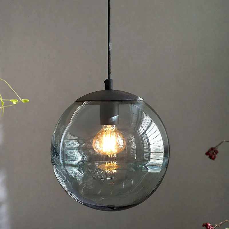 

Simple modern, living and dining room light bulb dissolving color lampshade
