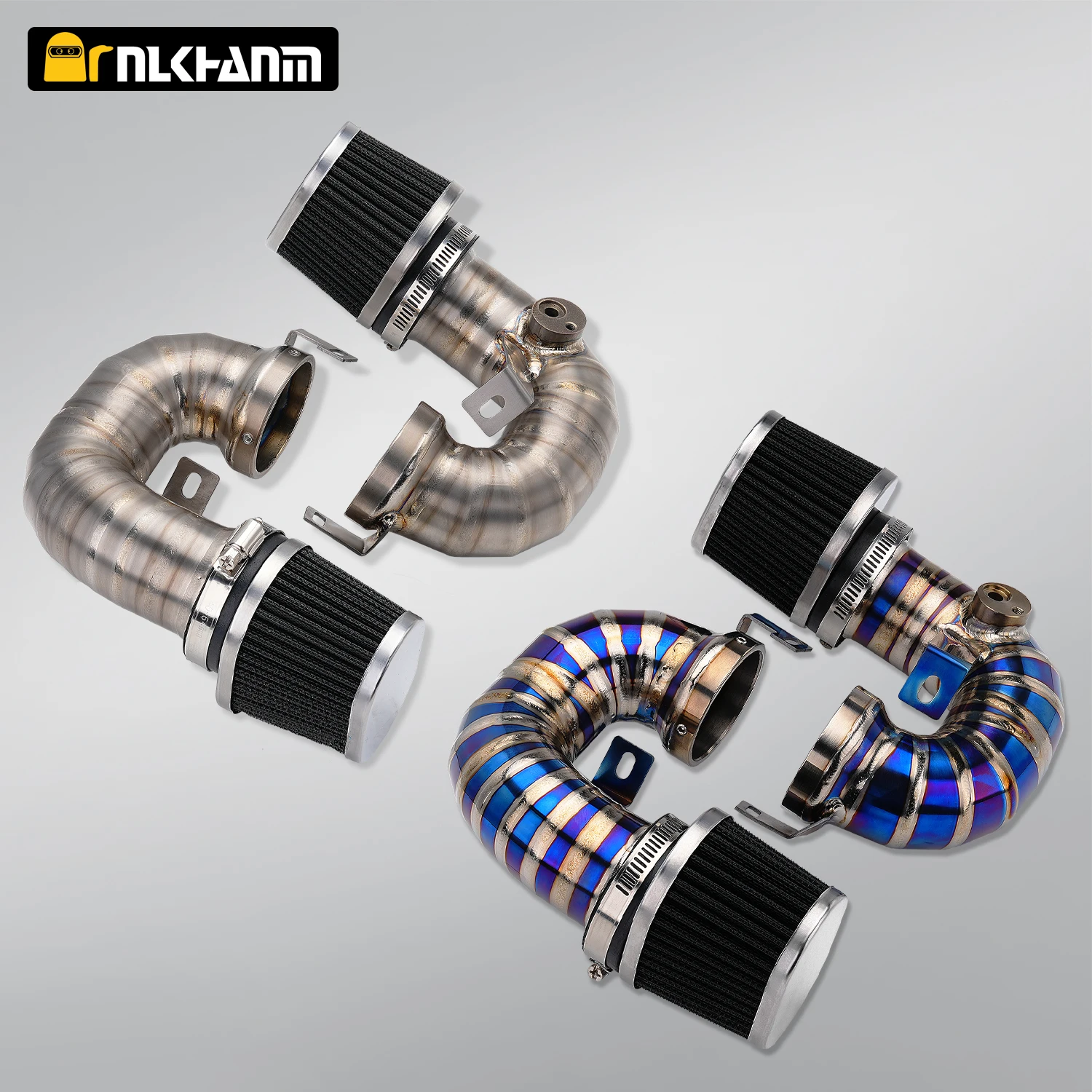 For Bonneville Bobber Motorcycle exhaust system Ti. intake pipe modification Engine Heat Shield Cold Air Intake