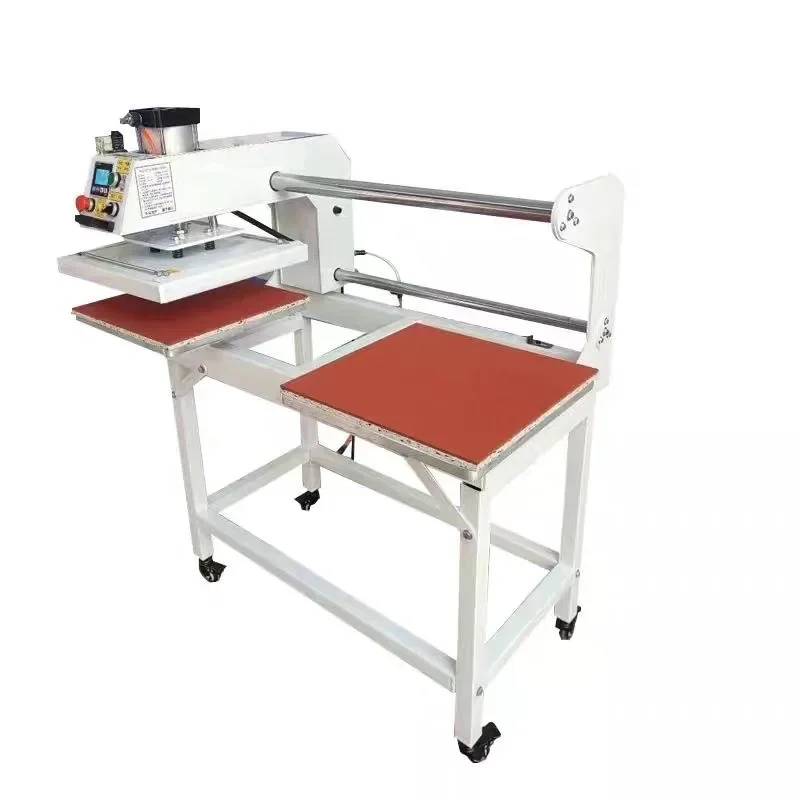 40x60cm Semi-Automatic Heat Press Machine, T-Shirt Heat Transfer Sublimation Printing Machine for Garment Logo Press
