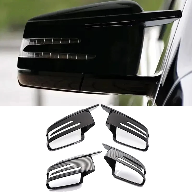 

Carbon Fiber Side Mirror Cover Caps for Mercedes W176 W246 W204 W212 W221 C117 X204 X156 Replacement Car Exterior Accessories